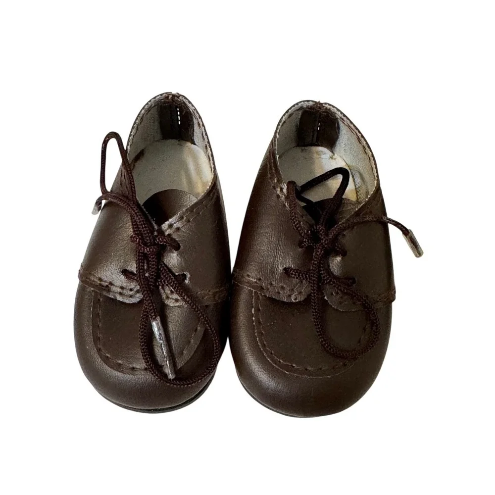 18 Inch Doll Shoes Lot of 3 Lace Up Oxford Slip On Loafers Single Strap Sandals
